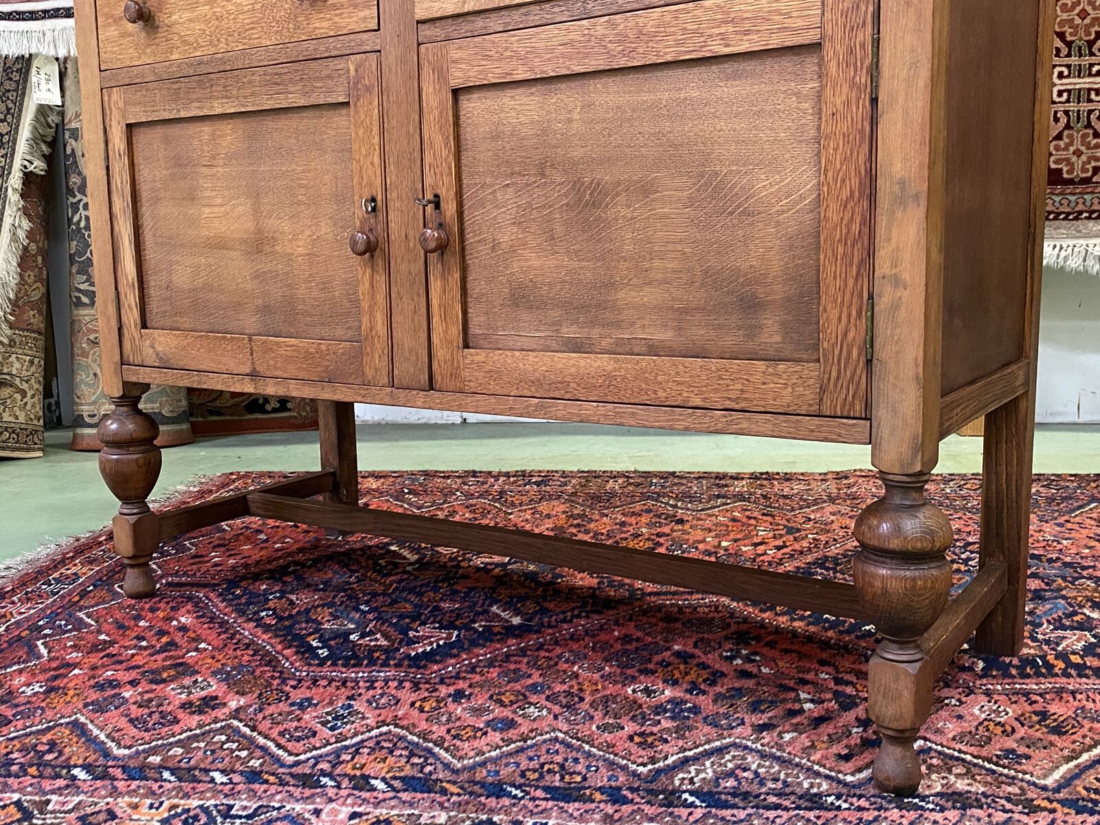 Early 20th century English oak buffet
