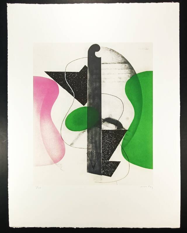 Lithographie d'après Man Ray, édition limitée, années 1970