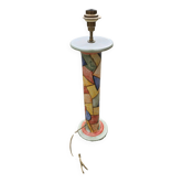 Large Harlequin Lamp Base Signed Jean-Claude Monange