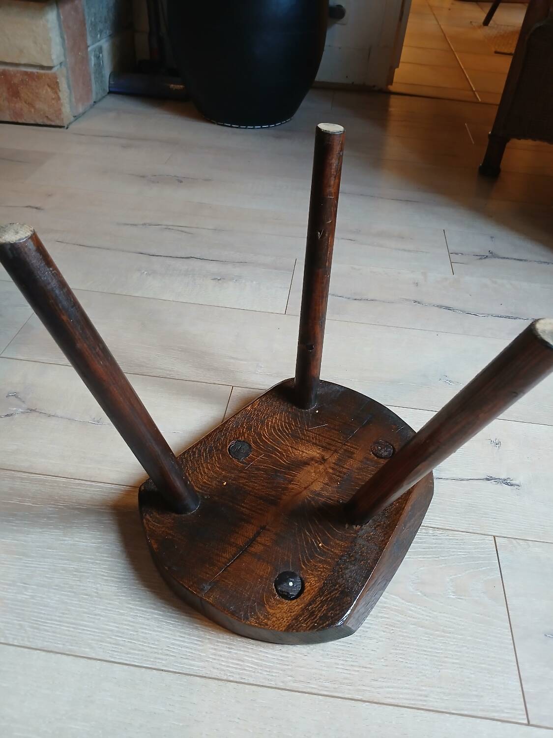 Very old tripod stool