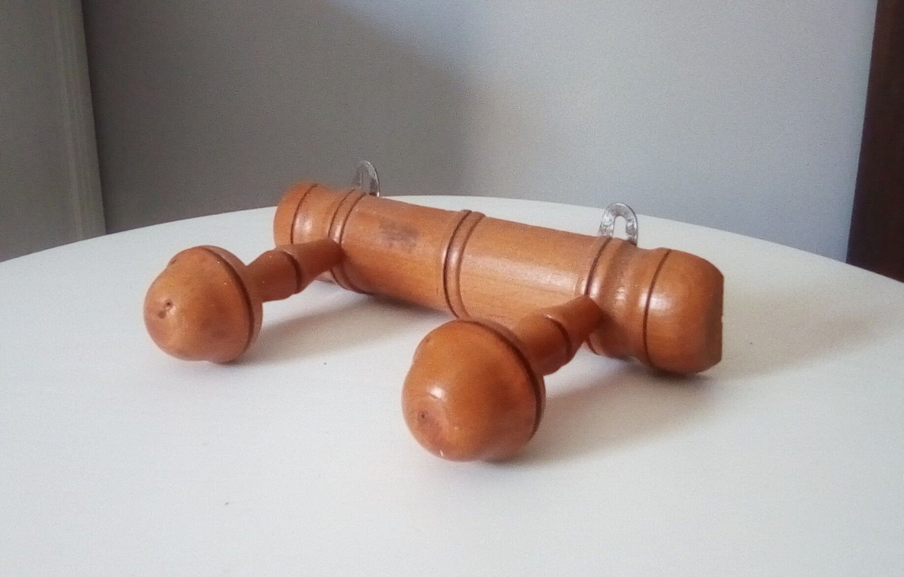 Vintage wall coat rack in wood circa 60/70 years