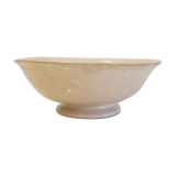 Old porcelain dish on pedestal