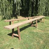 Pair of farm benches