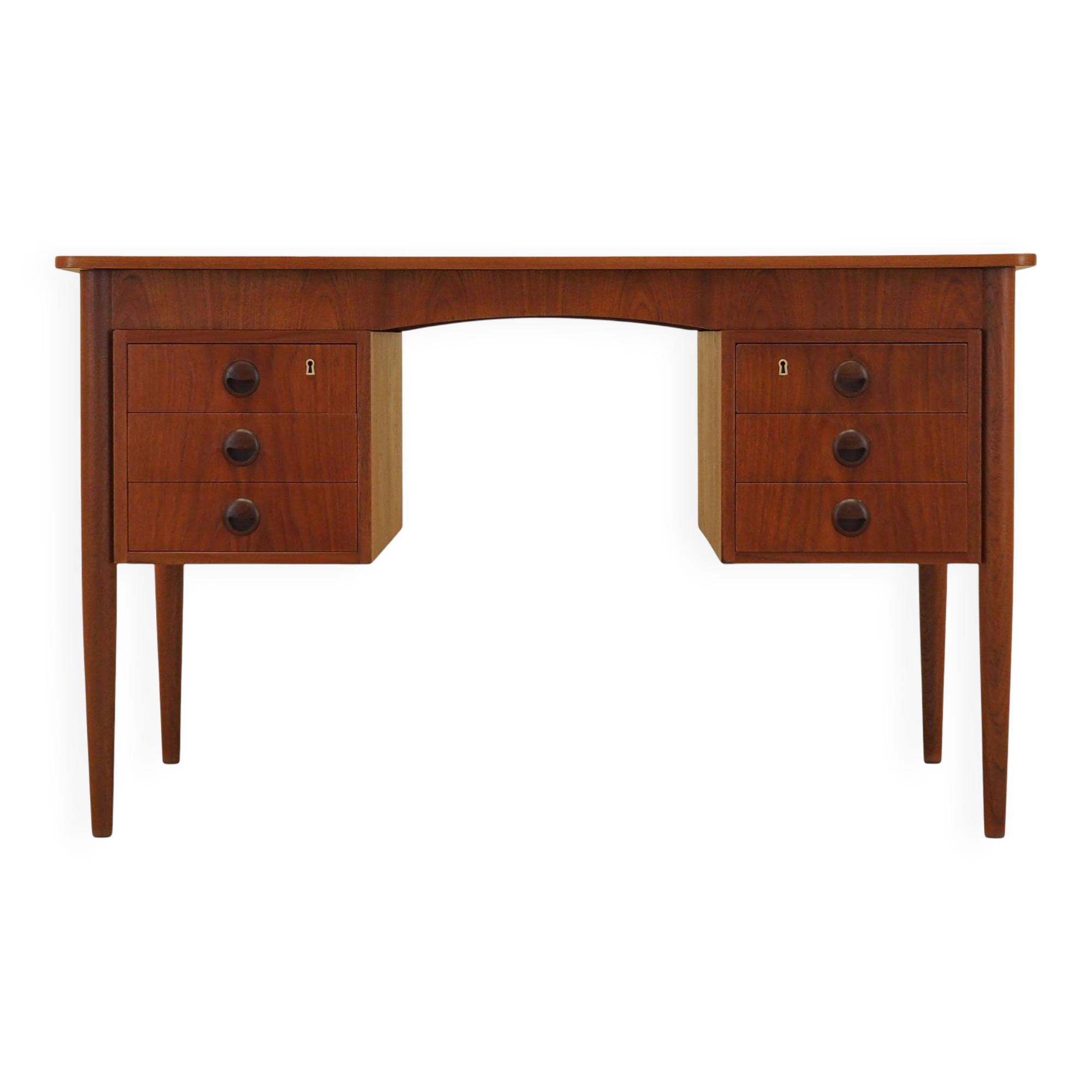 Teak desk, Danish design, 1970s, made in Denmark
