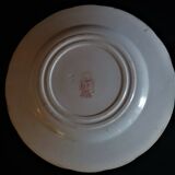 Talking plate with theme Gien N° 1 late nineteenth