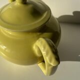 Vintage teapot with yellow filter