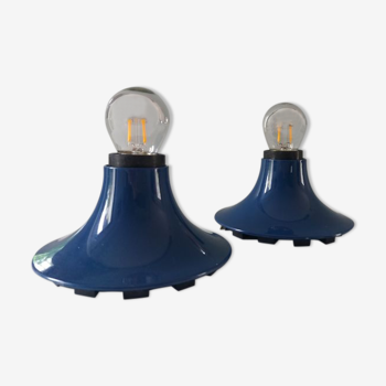 Pair of artemide "Teti" vico Magistretti wall light