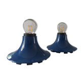 Pair of artemide "Teti" vico Magistretti wall light