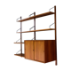 Poul Cadovius Royal System teak wall shelf, 1950s