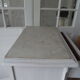 Louis XVI style furniture patinated pearl grey, marble tray