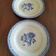8 French earthenware dinner plates (Gien Sarreguemines Digoin Moulin des Loups Orchies)