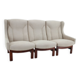 1970s modular three seater sofa by ton, czechoslovakia