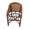 Wicker armchair