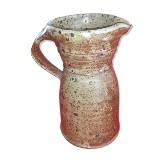 Ancient pitcher in speckled grey sandstone