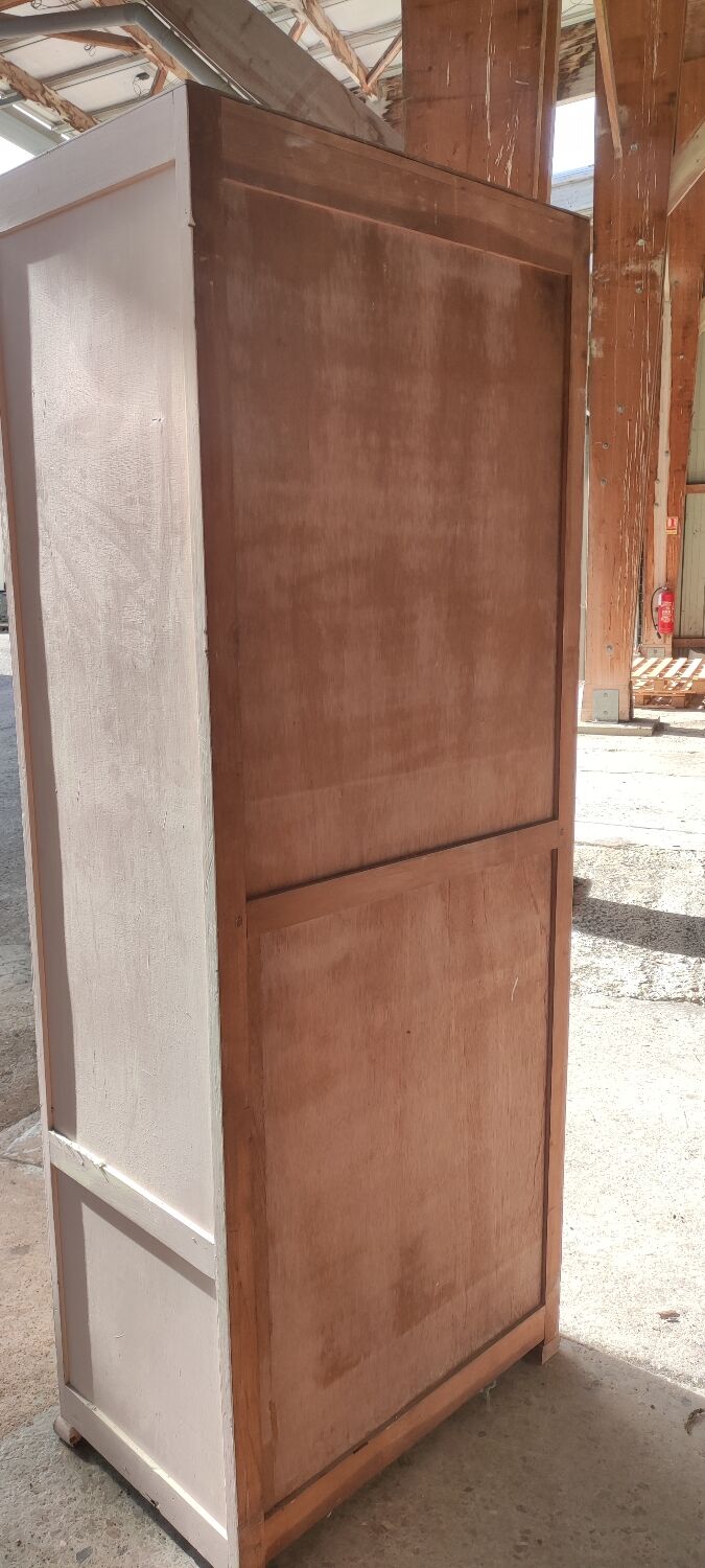 Showcase cabinet two doors, 3 drawers patina old pink