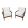 Paire de fauteuils scandinave en teck