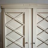 Carved wooden cabinet