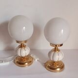 Pair of bedside lamps