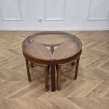 Trinity round coffee table by Nathan