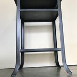 Console table riveted metal 1940 industrial