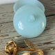 Blue opaline glass bonbonnière
