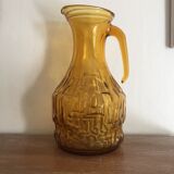 VINTAGE AMBER DECANTER