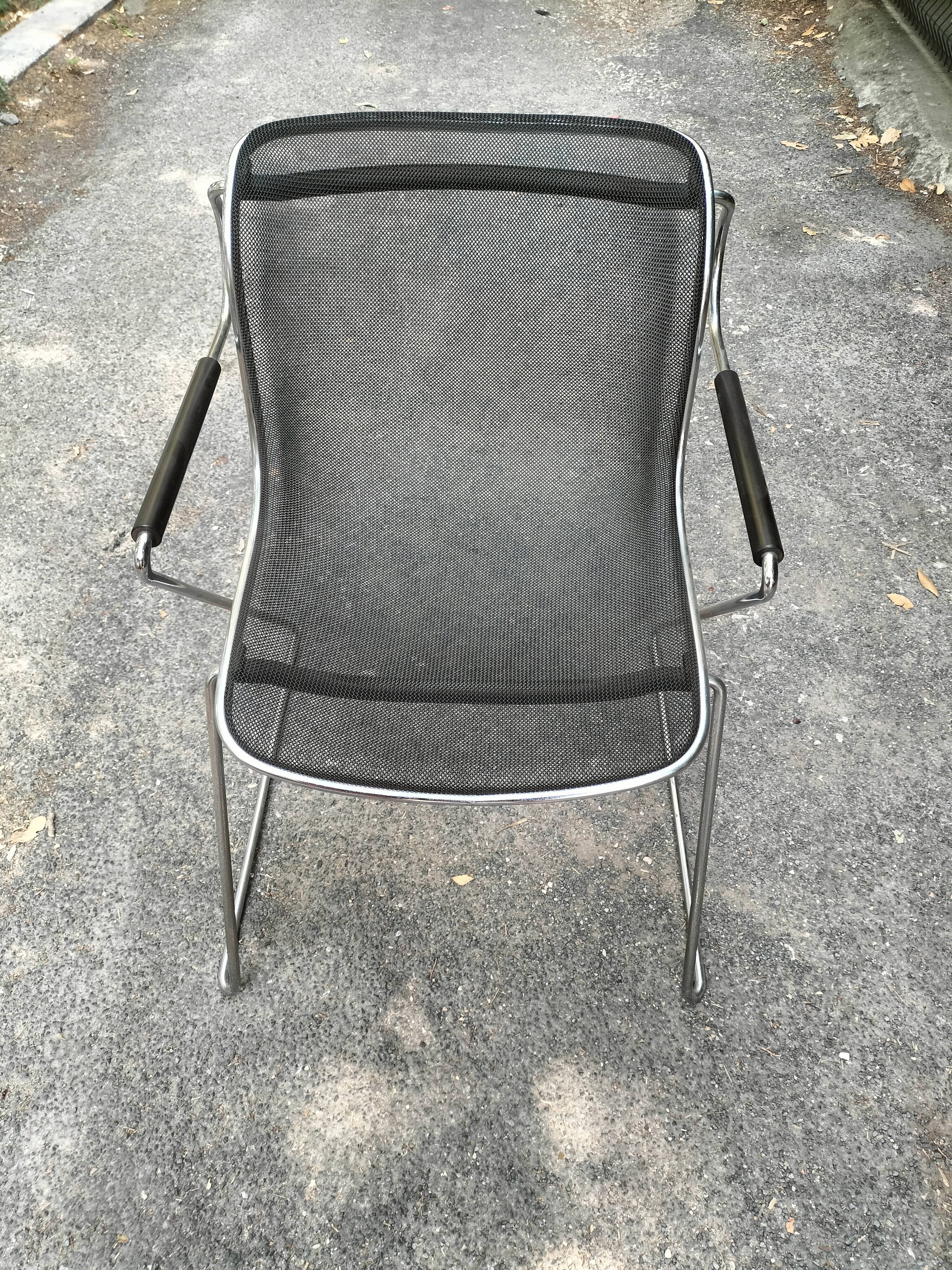 Armchair model "Penelope" by Charles Pollock, Castelli edition