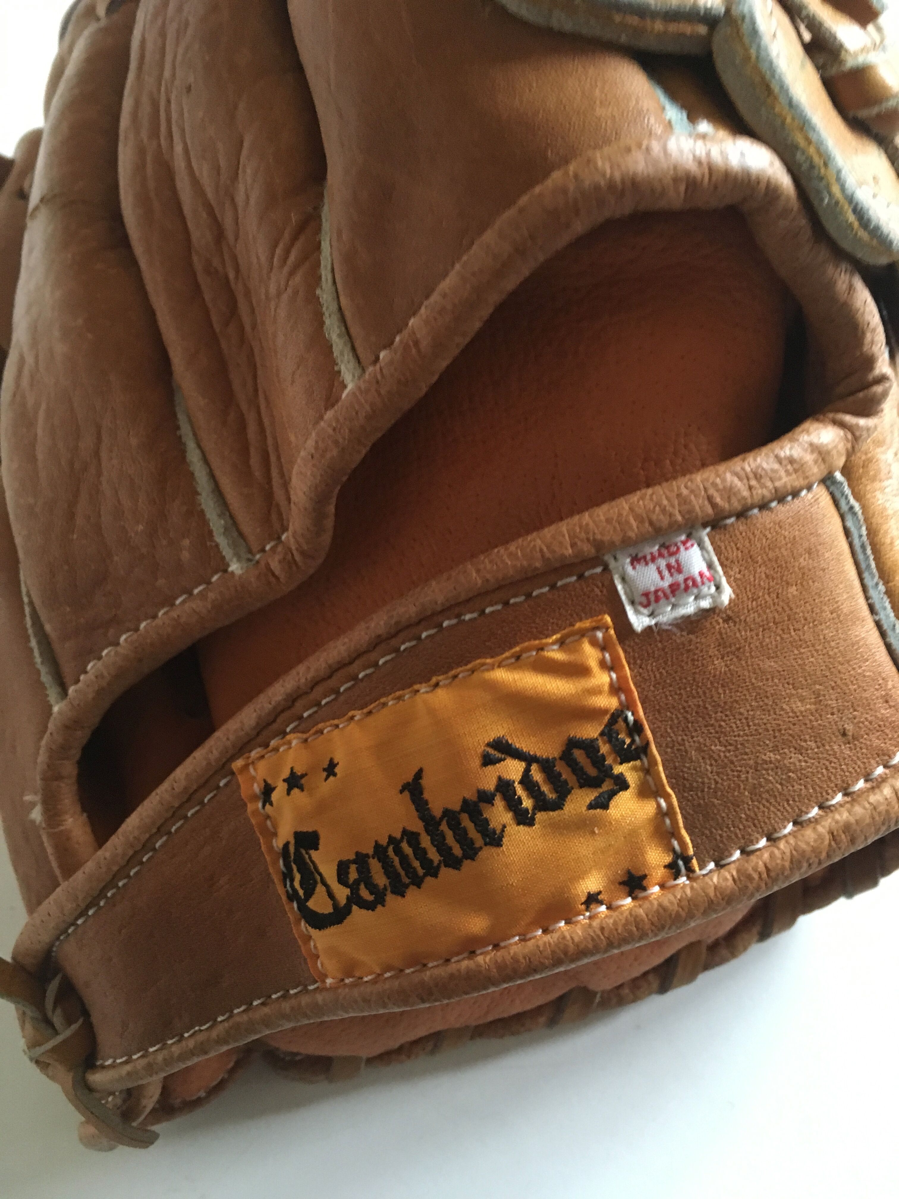 Years leather baseball glove 60s USA made in Japan