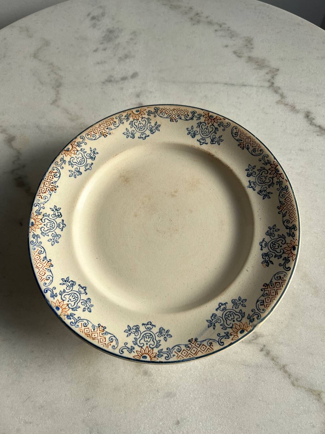 Presentation dish type compotier Longwy ironstone