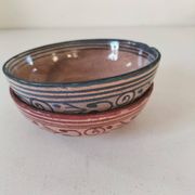 Pair of bowls signed A. Serghini