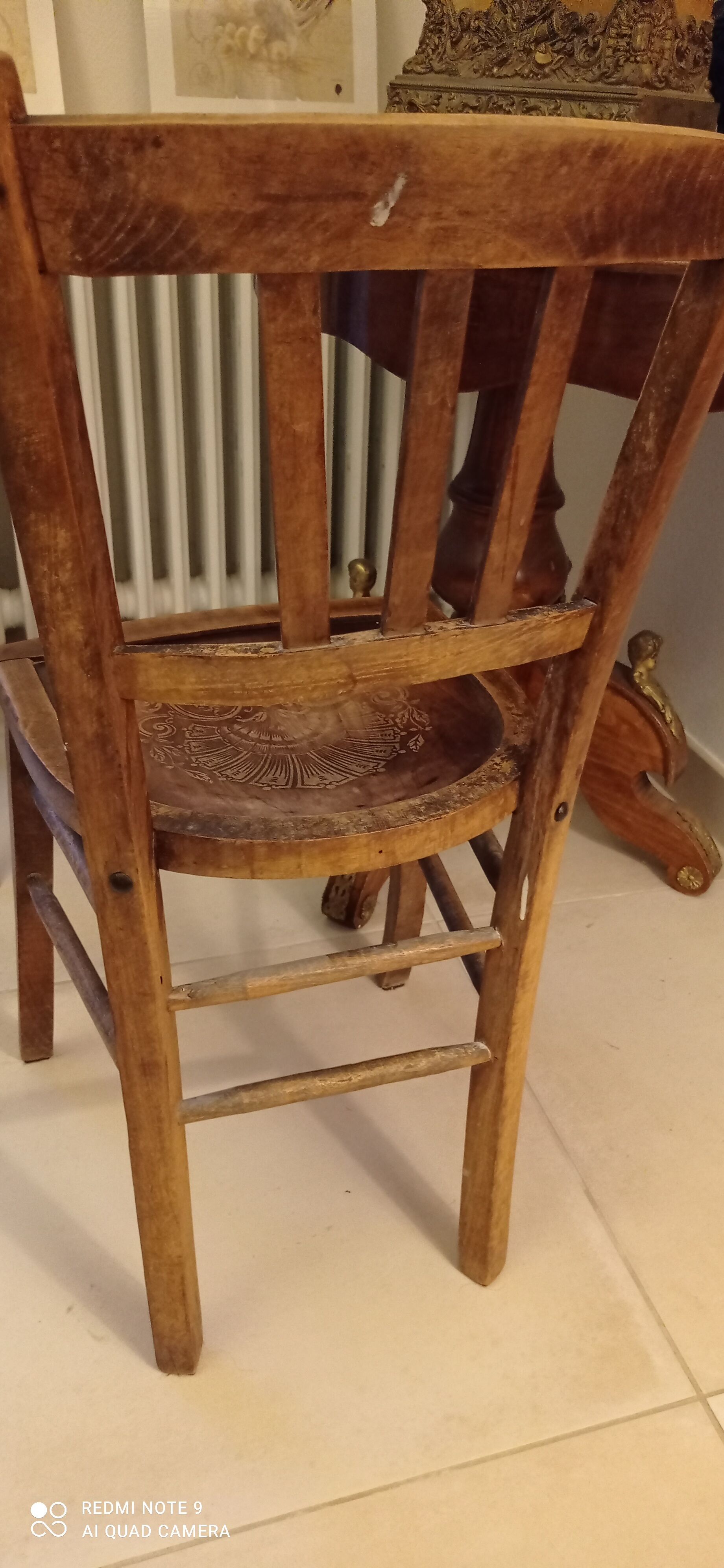 Antique bistro chair
