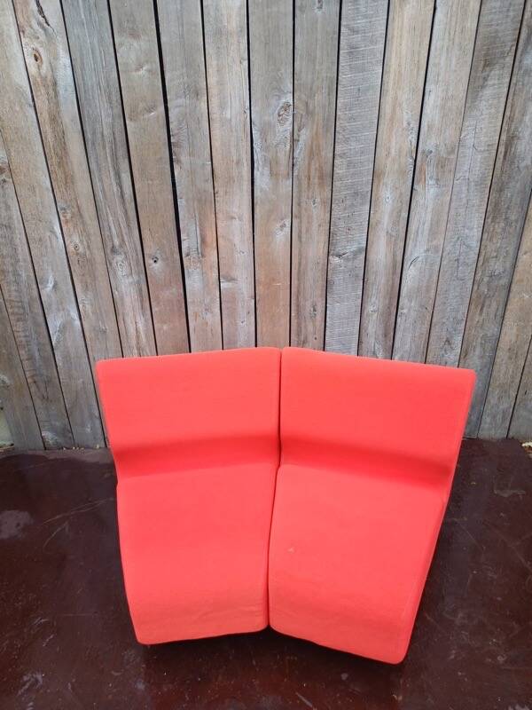 Vintage modular Pizza seating element by Don Chadwick for Herman Miller