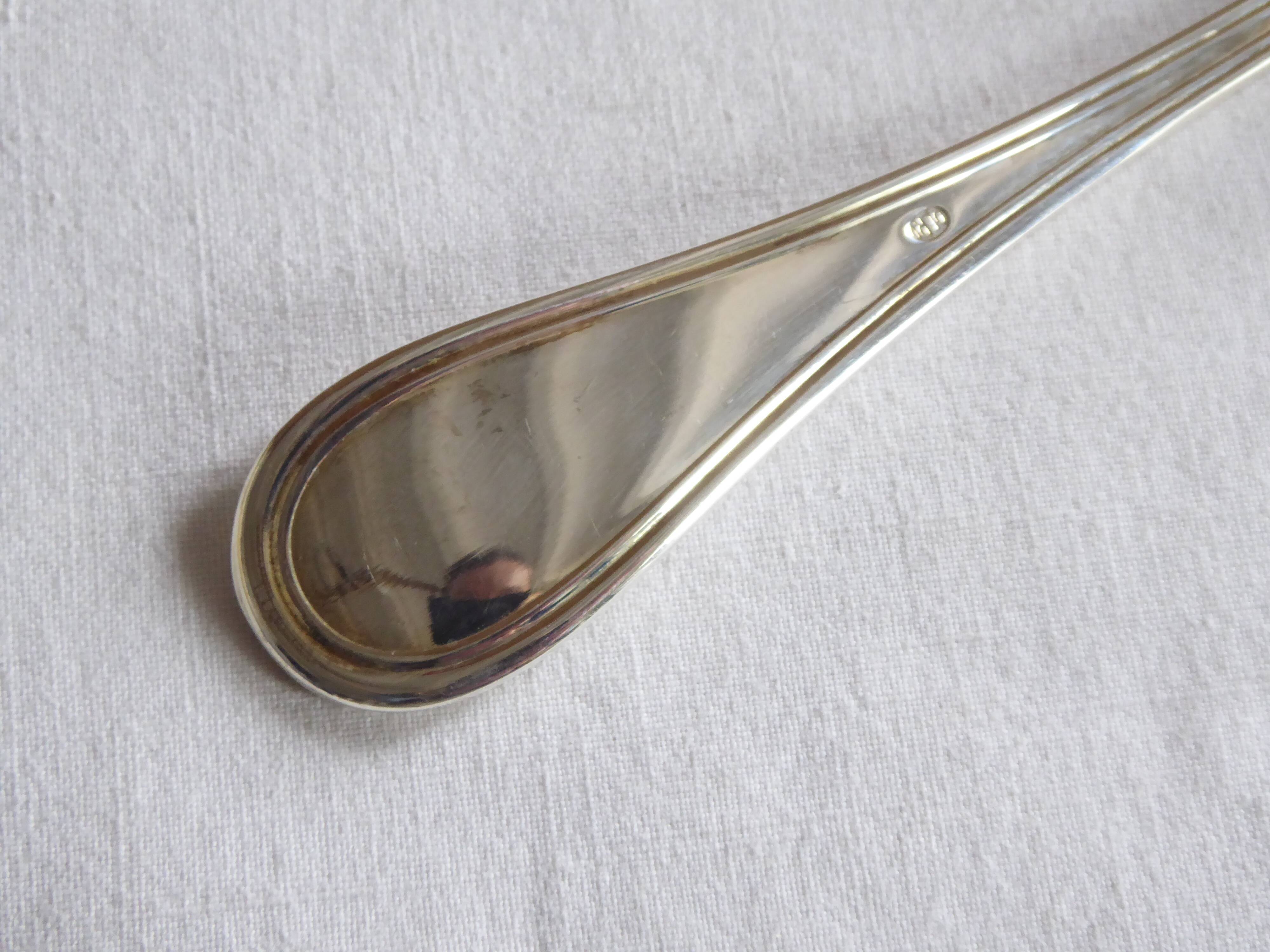 Sauce spoon, olri, silver metal, 15 cm