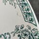 Six old plates iron earth of lunéville model lugano late nineteenth