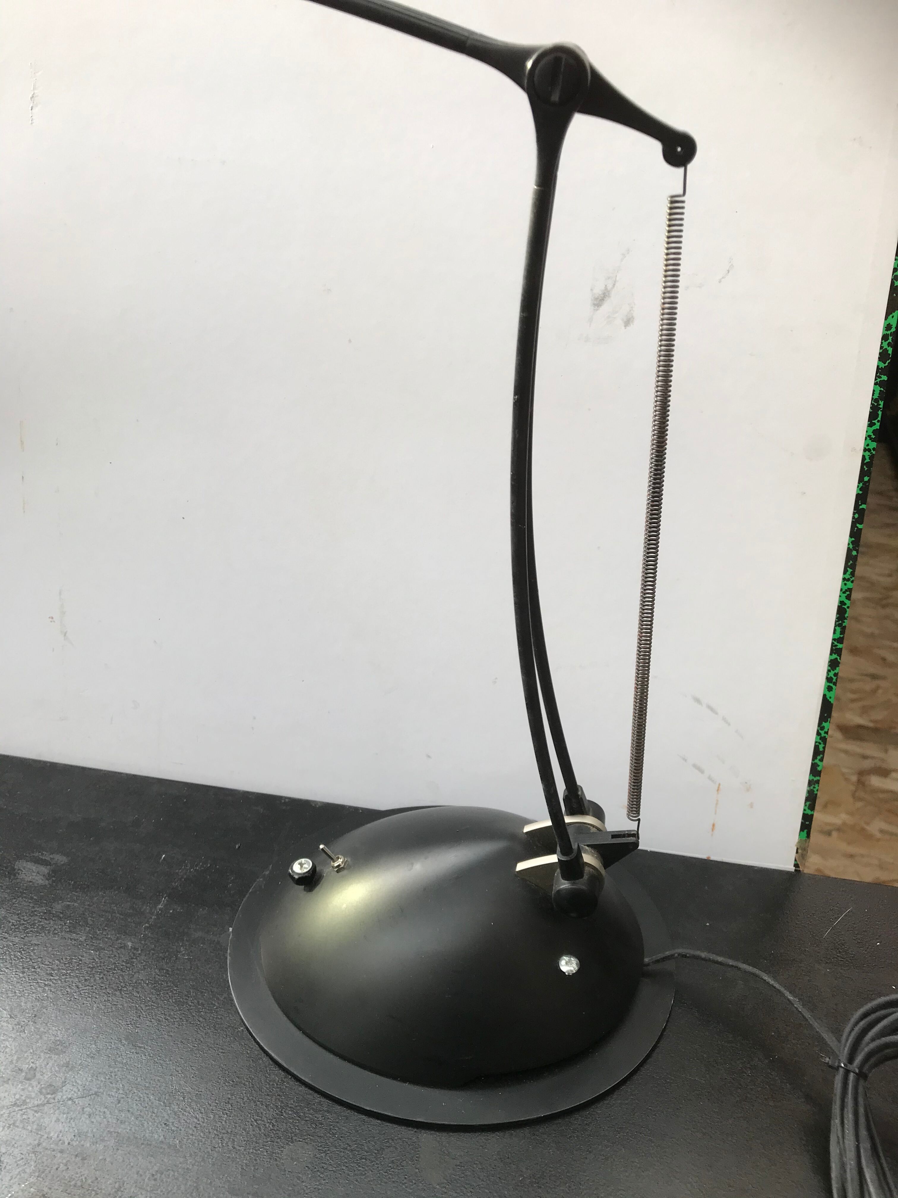 OFFICE lamp MANADE Model IXEL 2 Design Philippe STEPHANT Black Vintage