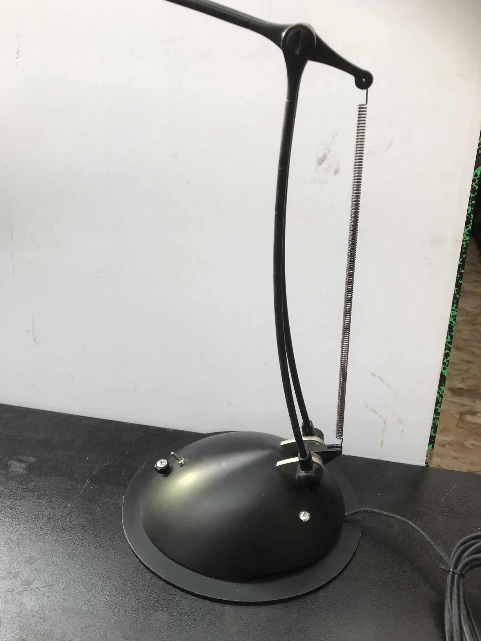 Lampe de bureau Manade model ixel 2 design Philippe Stephant noir vintage