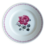 1 assiette plate vintage de Badonviller modèle Germaine