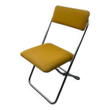Mustard yellow folding chair
