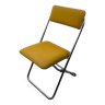 Mustard yellow folding chair