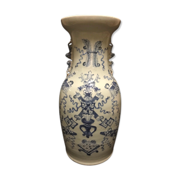China white blue porcelain vase