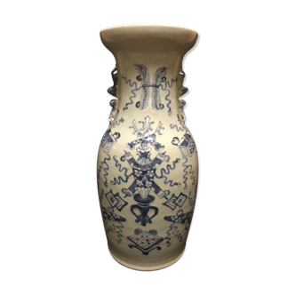 China white blue porcelain vase