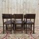 Suite de 6 chaises 1950 attribuée à Gaston Poisson