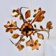 Ancien lustre en métal doré vers 1960