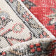 2x8 red floral turkish runner rug.77x261cm