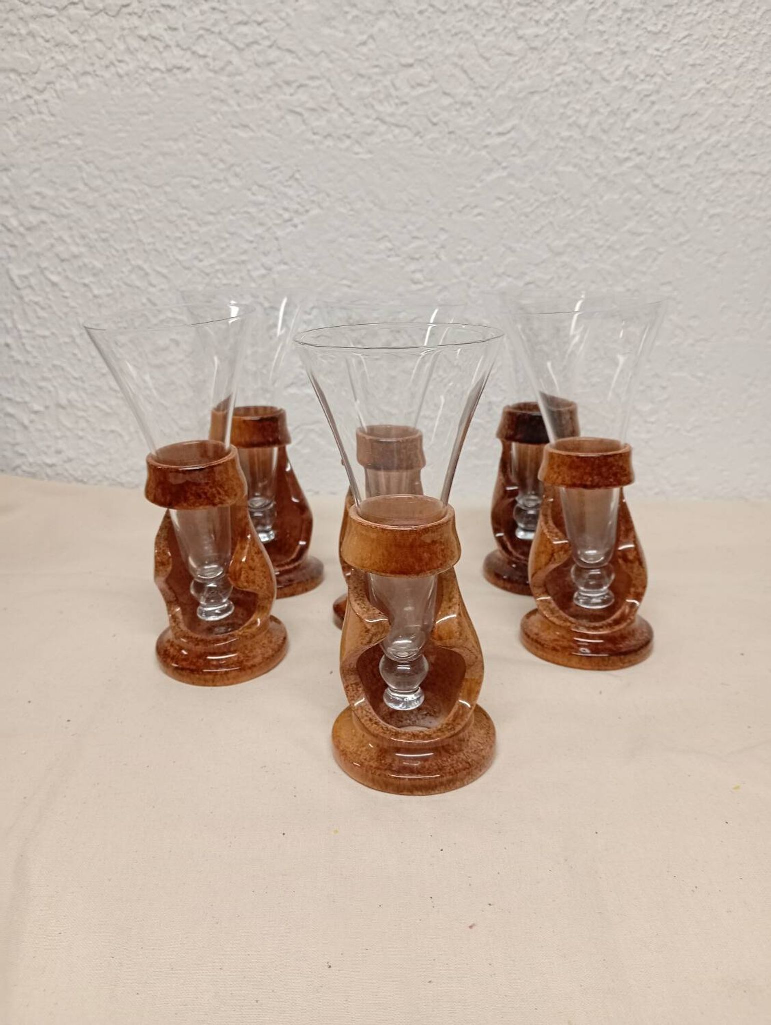 Champagne flutes Francis Dumelié