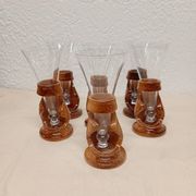 Champagne flutes Francis Dumelié