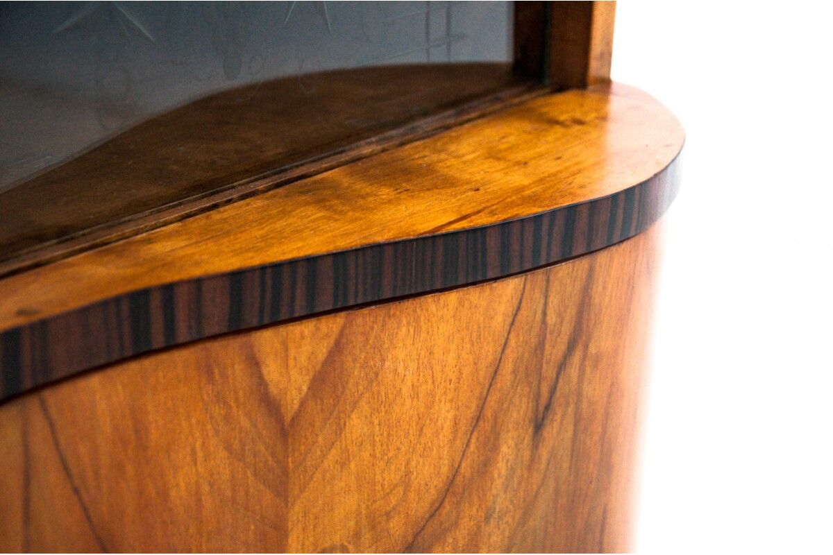 Art Deco glass chest of drawers, Poland, 1950s. After renovation.