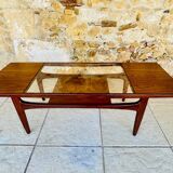 Vintage Teak and Glass Coffee Table by G Plan, Circa 1960s