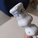 Pair of candlesticks Moustiers