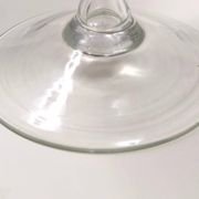 Vintage Crimson Hand-Blown Glass Vase, Empoli, Italy